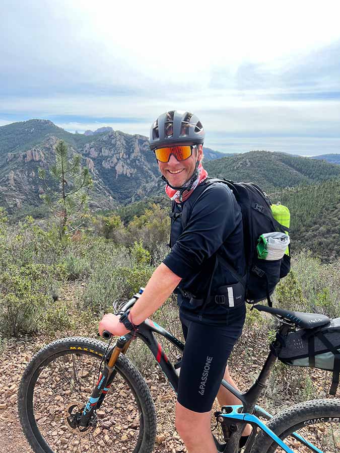 Randonneurs à vélo